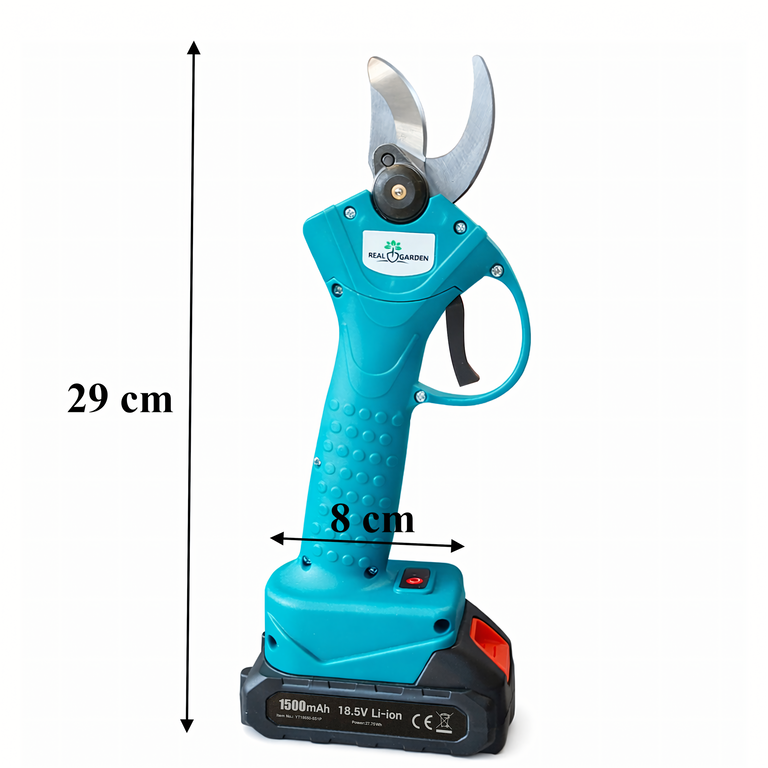 170x Sekator Akumulatorowy Nożyce do Gałęzi Elektryczny Ogrodowy 2xAku Zestaw  (6)