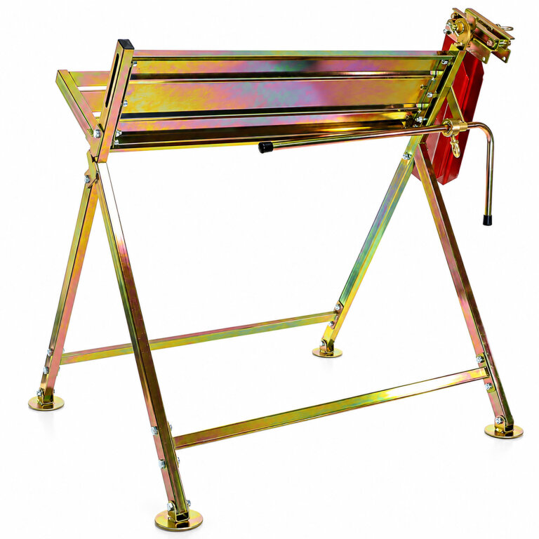 Stojak Kozioł Uchwyt Metalowy do Cięcie Drewna z Uchwytem na Piłę 88x86x71cm (6)