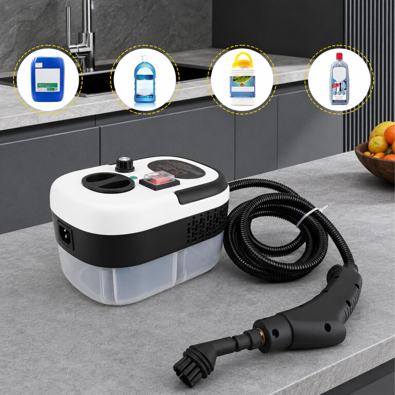 Myjka Parowa Odkurzacz Parowy Parownica 1200W do Czyszczenia Domu Auta Mop (9)