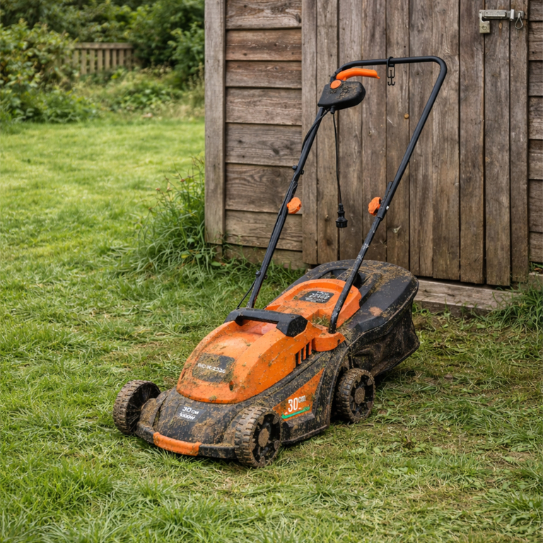 Kosiarka Elektryczna Lekka Mocna do Koszenia Trawy Duży Kosz 35L 1000W  (11)