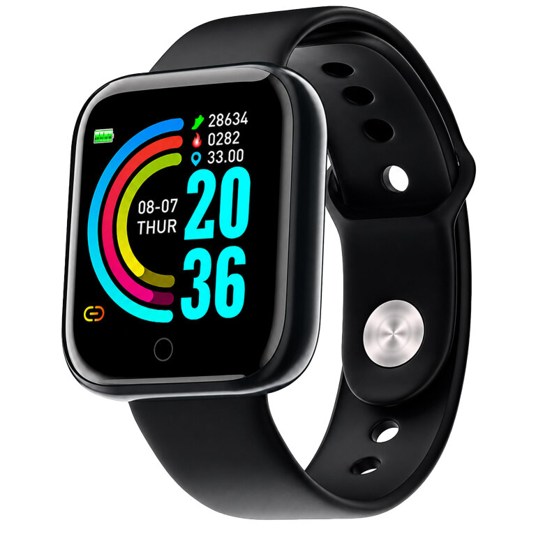 Smartwatch Opaska Sportowa Zegarek Damski Męski Puls Bluetooth Sms Sen  (3)