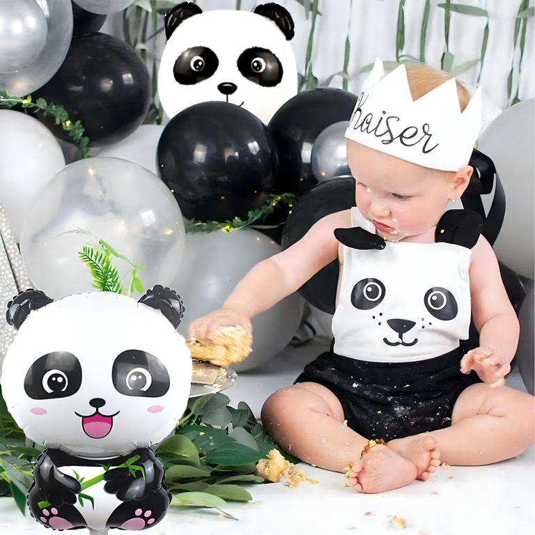 Zestaw Balonów Urodzinowych Panda Zwierzęta na Urodziny Przyjęcia 5 szt (6)