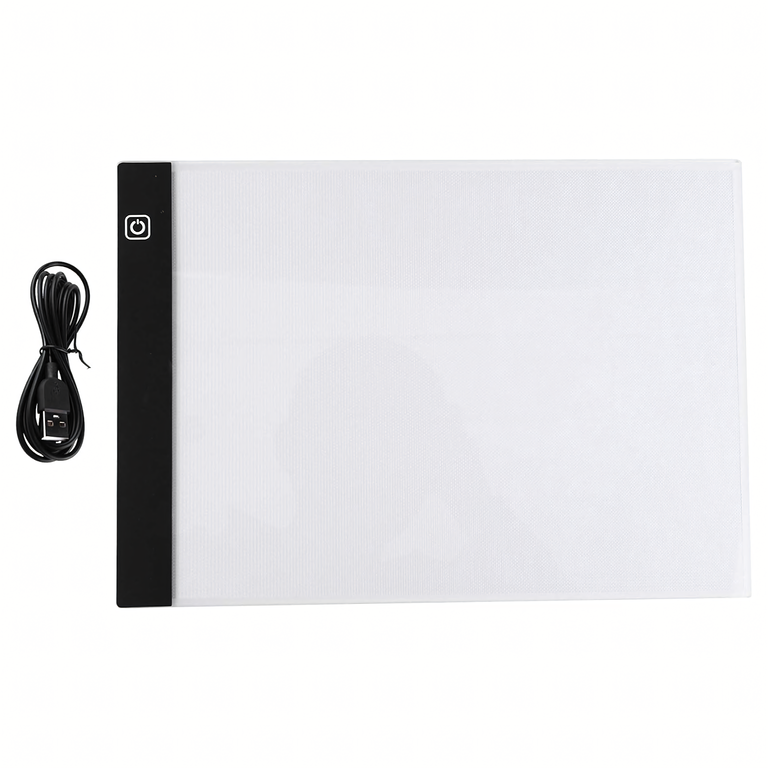 Tablet Graficzny A4 Deska Kreślarska Podkładka Led do Rysowania Kopiowania  (4)