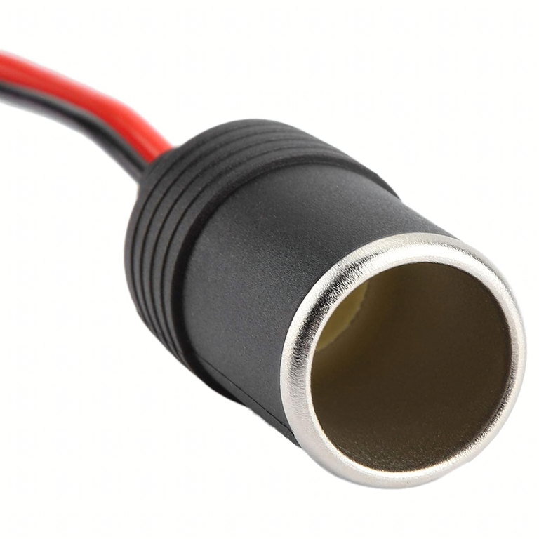 Adapter Przejściówka Gniazda Zapalniczki z Wyjściem na Krokodylki 12V 24V  (5)