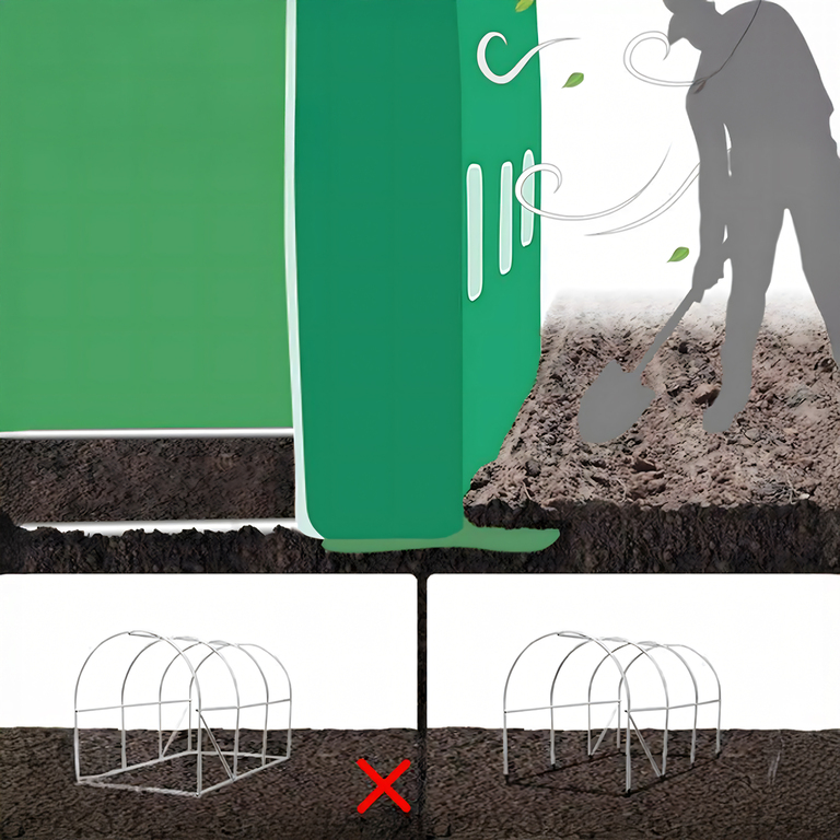 Folia Zamienna Foliowy Tunel Ogrodowy Szklarnia Namiot Foliak 3x2x2m 6m2 (11)