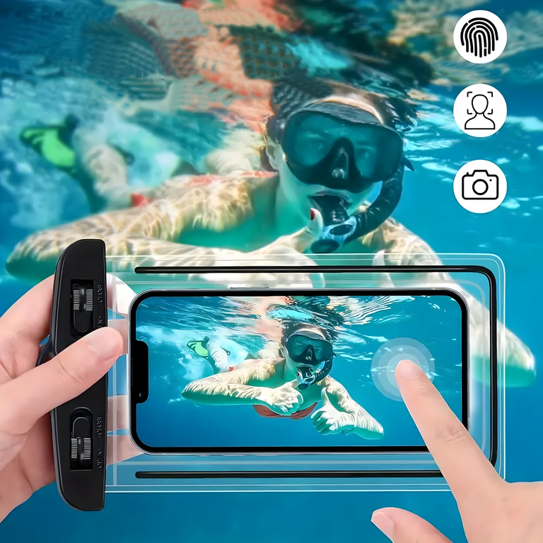Etui Wodoodporne na Telefon Pieniądze Uniwersalne na Plaże Kajak Sup Ponton (14)