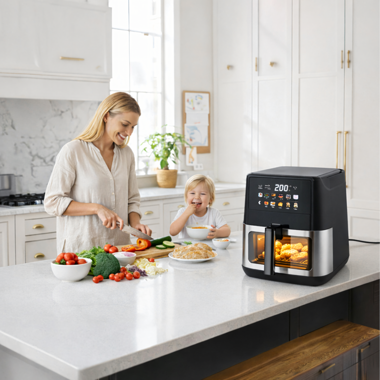 30 x  Frytkownica Beztłuszczowa Air Fryer 8L Frytownica 1700W 12 Programów Mocna (16)