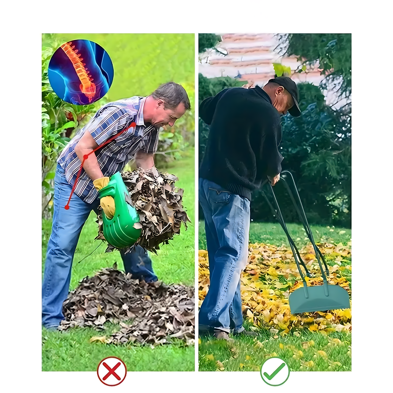 96x Zbieracz Chwytak Grabie do Liści Przyrząd do Zbierania Liści Ergonomiczny (9)