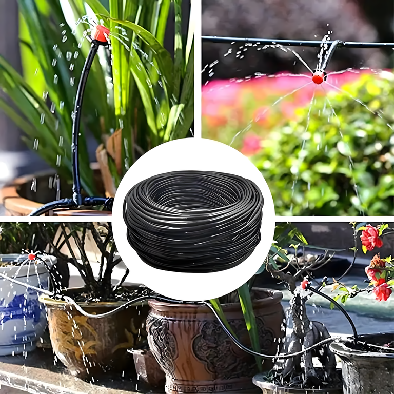 Linia Kroplująca 33cm Fi 16mm Nawodnienie Kropelkowe Wąż Kroplujący 100m (8)