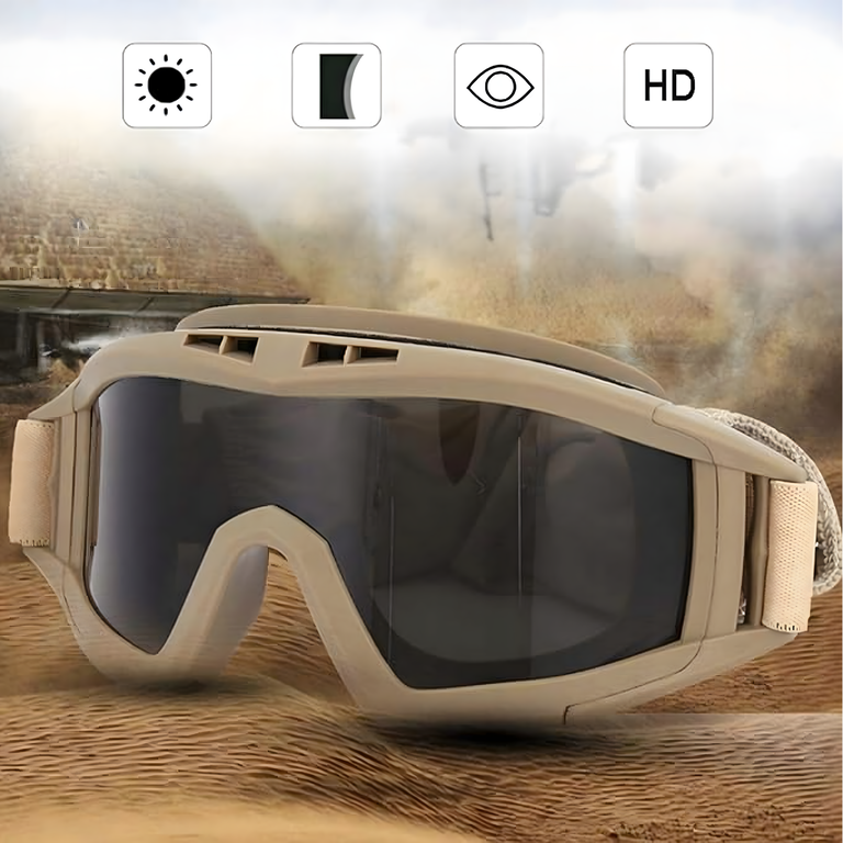 OKULARY TAKTYCZNE GOGLE WOJSKOWE OCHRONNE ASG STRZELECKIE AIRSOFT SPORTOWE (10)