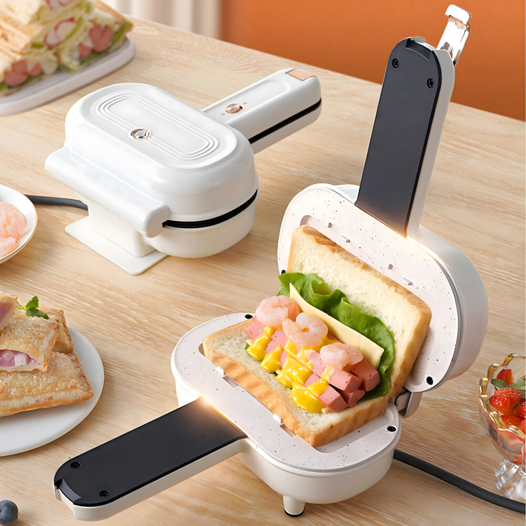 Toster Opiekacz do Kanapek Tostów Sandwich 700W Nieprzywierająca Powłoka (11)