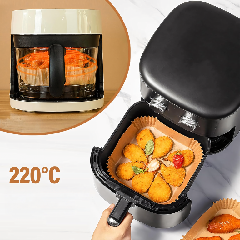 3000 x  Wkład Air Fryer Papier Wkłady Papierowe do Frytkownicy Betłuszczowej 16x16cm 36g 100szt. (14)