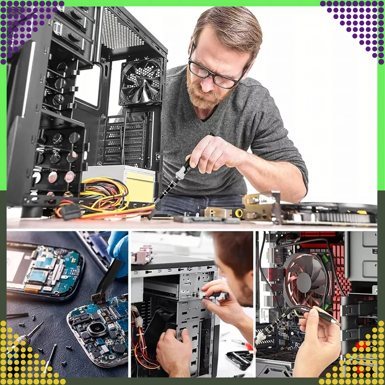 Zestaw Śrubokrętów Precyzyjnych Wkrętaki Torx Śrubokręty Precyzyjne 118w1 (10)