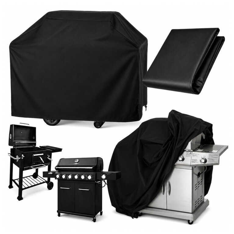 Pokrowiec Plandeka na Grila Wodoodporny Duży Osłona na Grill 145x117x61cm (1)