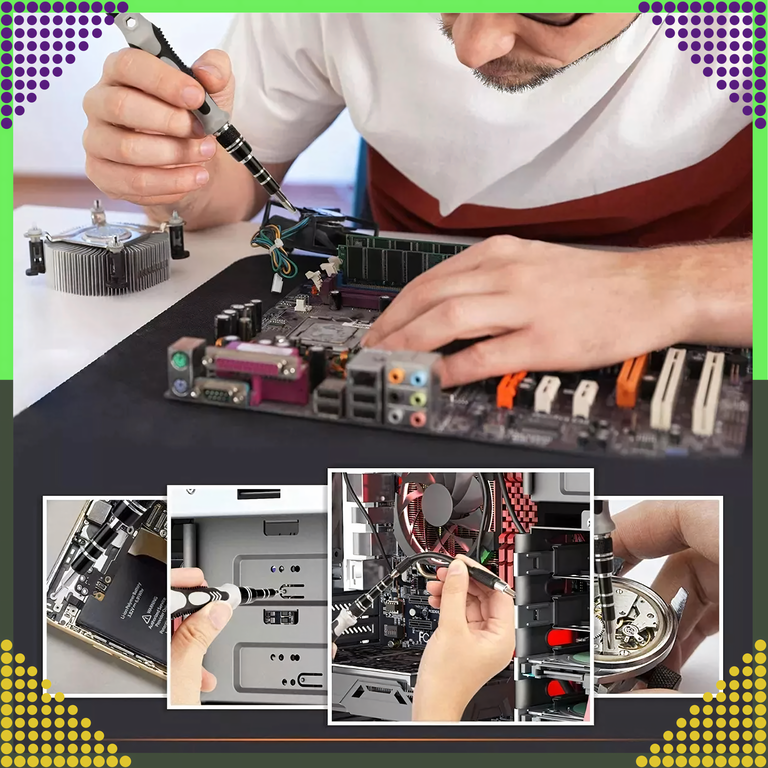 Zestaw Śrubokrętów Precyzyjnych Wkrętaki Torx Śrubokręty Precyzyjne 118w1 (16)