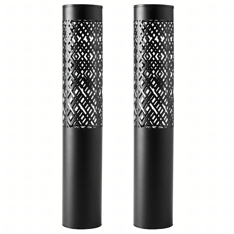 88x Lampa Ogrodowa Solarna Wbijana Słupek 71cm Dekoracyjna Pochodnia Latarnia 2szt. (3)