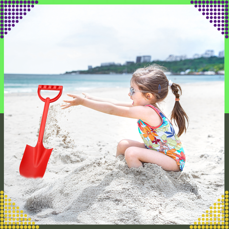 Łopatka Łopata Szpadel do Piasku na Plażę Piaskownice Mocna duża XXL 64 cm (14)