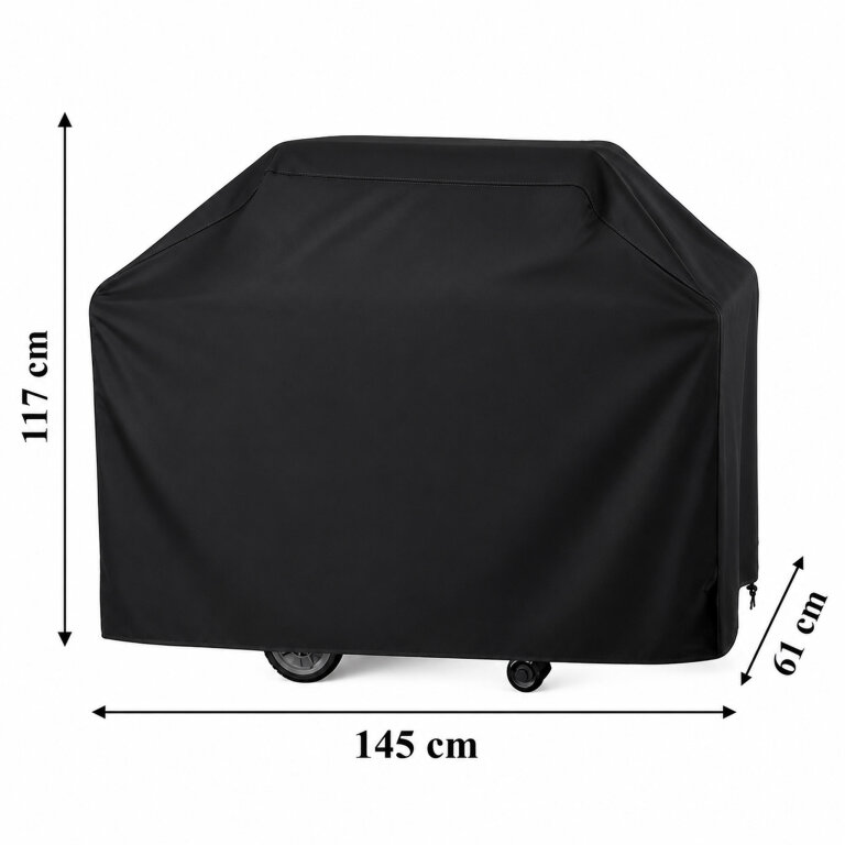 Pokrowiec Plandeka na Grila Wodoodporny Duży Osłona na Grill 145x117x61cm (7)