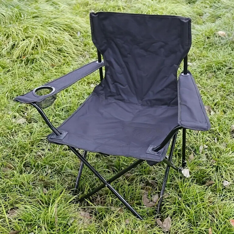 Krzesło Fotel Turystyczny Składany na Ryby Plaże Kemping Wędkarskie Torba (7)