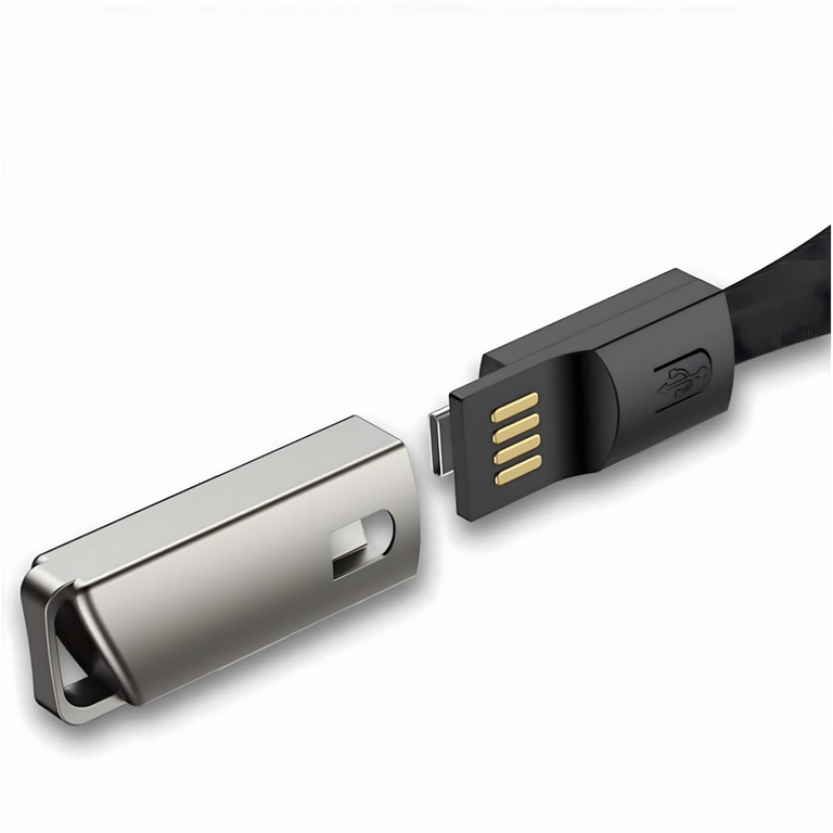 Kabel Ładowarka Brelok Smycz do Danych USB-C - USB-A Szybkie Ładowanie  (4)