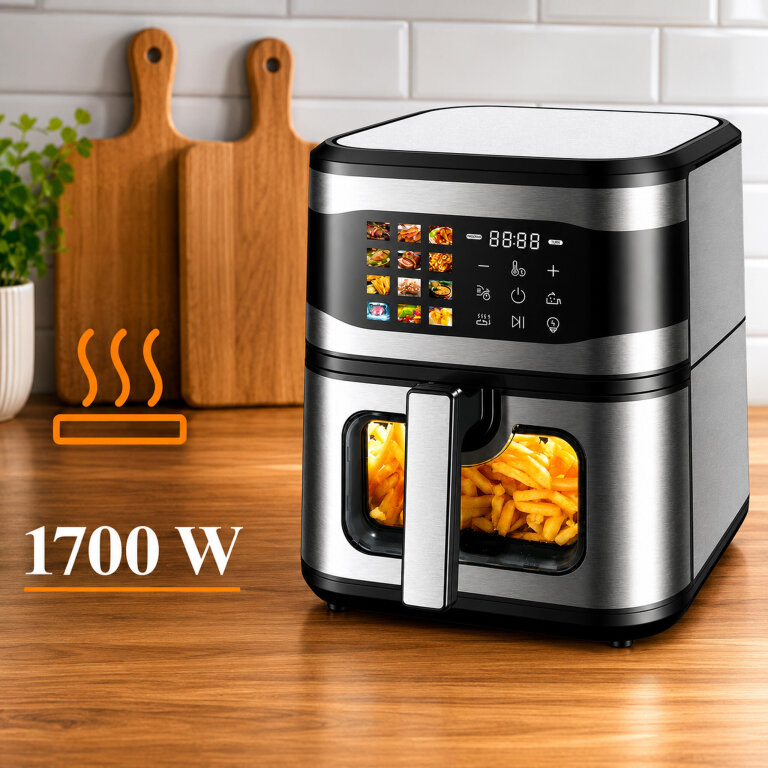 Frytkownica Beztłuszczowa Air Fryer 8L Frytownica 1700W 12 Programów Mocna (5)