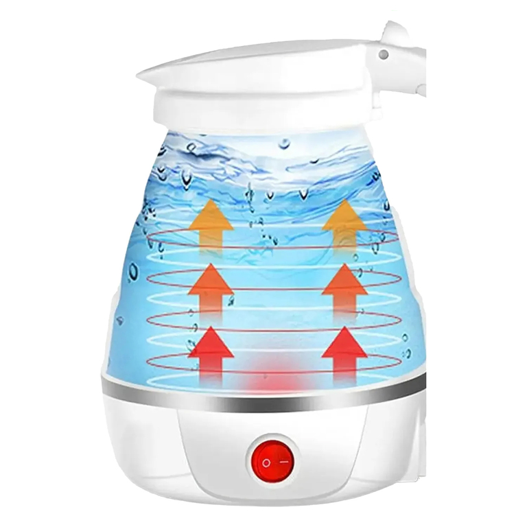 Czajnik Turystyczny Elektryczny 600ml 600W Składany Podróżny Przenośny (3)