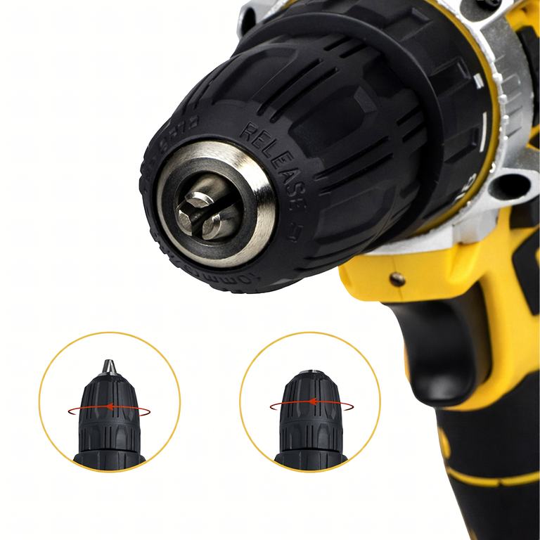 Wiertarka Wkrętarka Akumulatorowa Walizka 2xAku 18V 2Ah  Led + Akcesoria  (5)