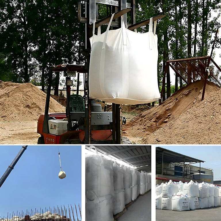 BigBag Worek Big Bag Kontenerowy 90x90x120 cm na Gruz Zboże Piasek 1000 kg  (6)