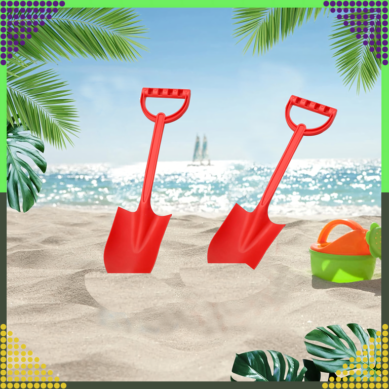 Łopatka Łopata Szpadel do Piasku na Plażę Piaskownice Mocna duża XXL 64 cm (6)