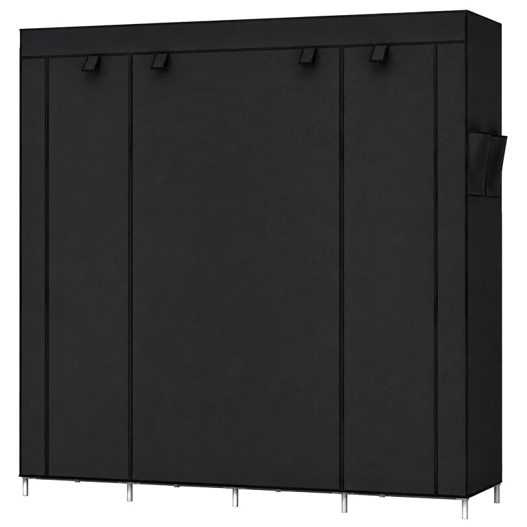 Duża Szafa Materiałowa Tekstylna Składana na Ubrania Ciuchy 175x45x170cm (4)