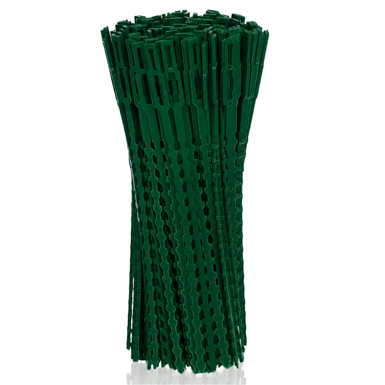 Opaski Ogrodowe 100szt Zaciskowe do Spinania Roślin Kwiatów Regulowane 23cm (2)