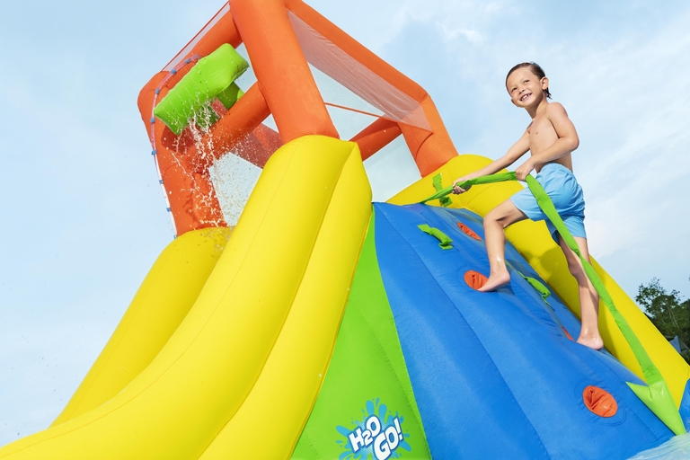 Bestway 53478 Plac Zabaw Park Wodny Dmuchany ze Zjeżdzalnią + Dmuchawa (16)