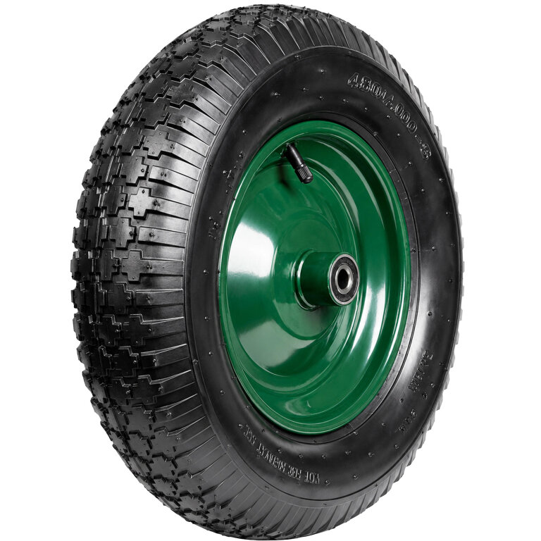 120x  Koło do Taczki Taczek 2PR 4.80/4.00-8 z Dętką i Ośką Kompletne Gumowe Mocne  (5)