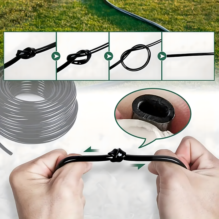 Linia Kroplująca 33cm Fi 16mm Nawodnienie Kropelkowe Wąż Kroplujący 100m (7)