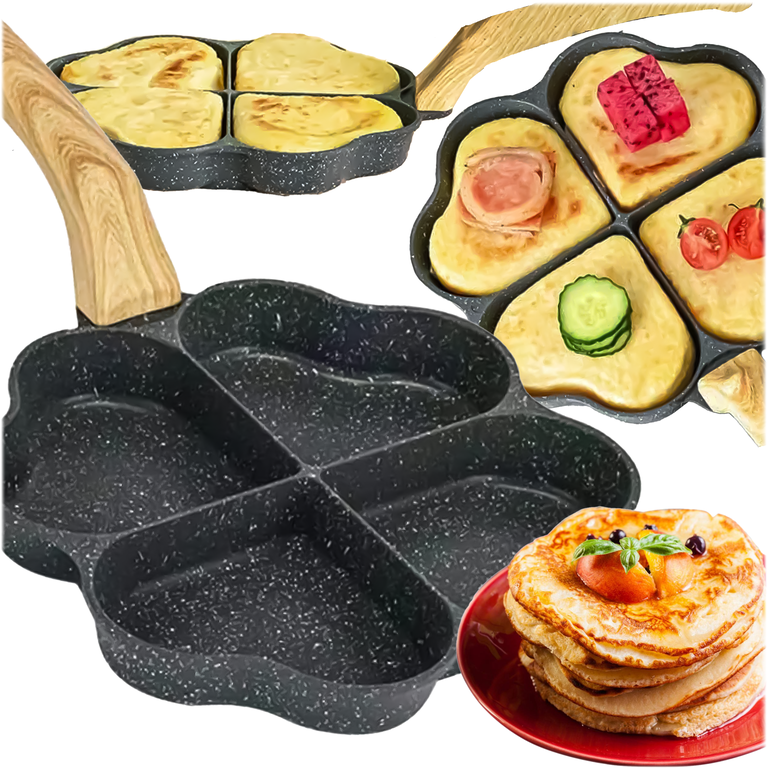 Patelnia do Smażenia Jajek Racuchów Pancakes Placków Indukcja Serduszka (1)