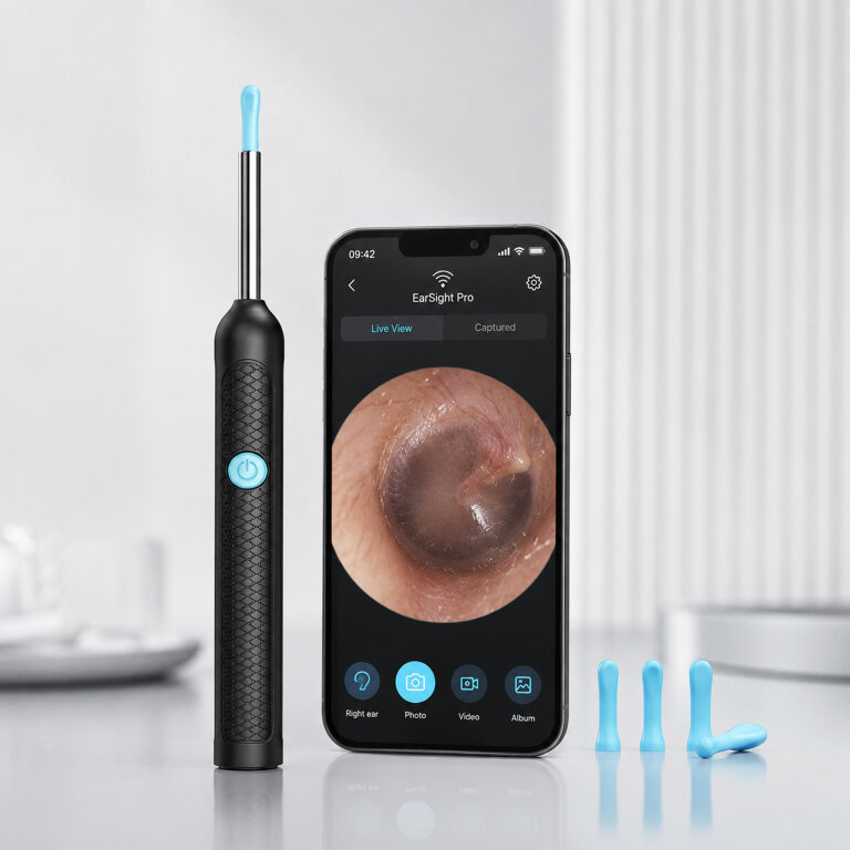 Otoskop Kamera do Czyszczenia Uszu Usuwania Woskowiny Smart HD Endoskop  (13)