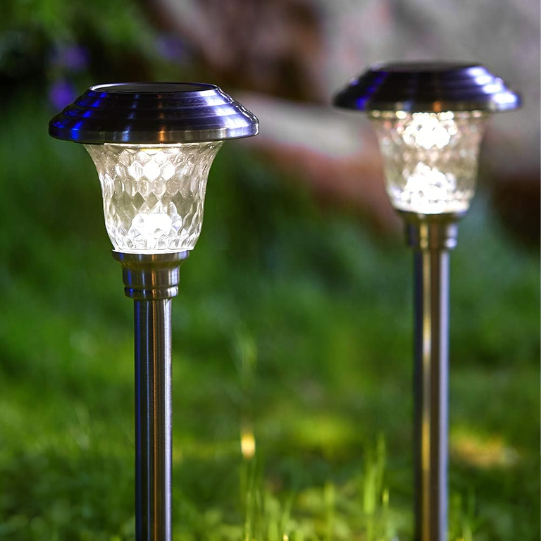 Zestaw Lamp Lampa Ogrodoa Solarna Wbijana Wodoodporne 42cm Zewnętrzna 6szt. (9)