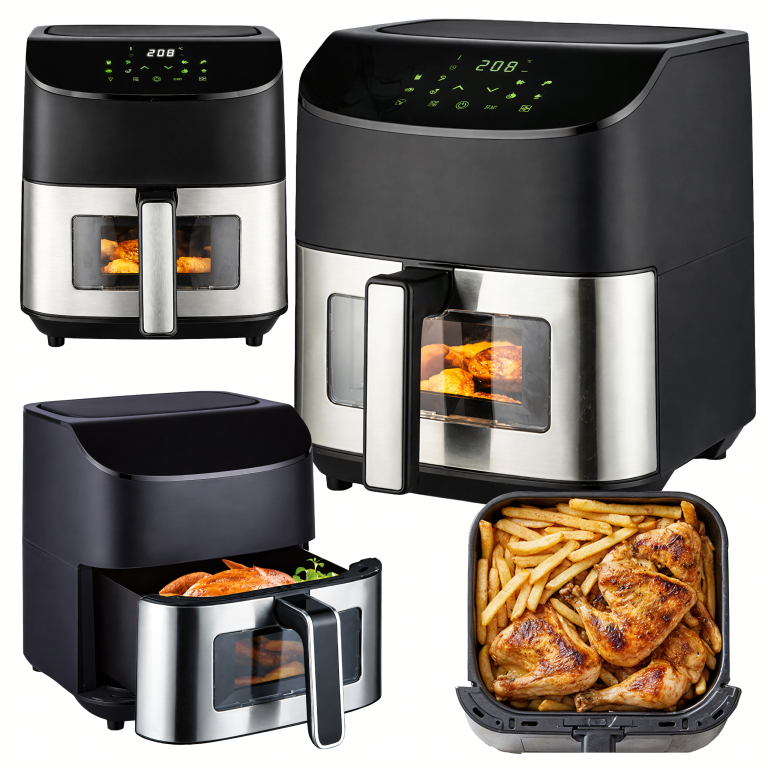 Frytkownica Beztłuszczowa Air Fryer 6L Frytownica 1500W 8 Programów Mocna (1)