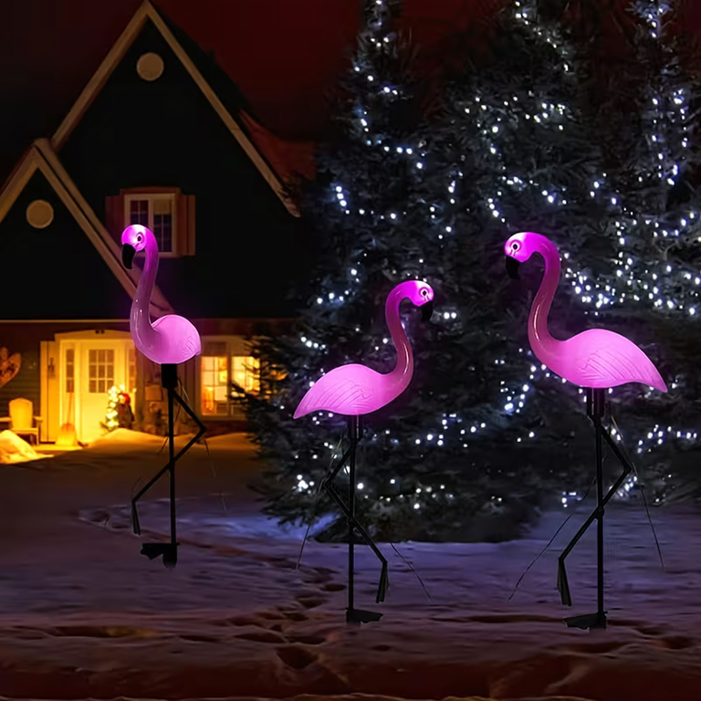Lampa Lampka Solarna Ogrodowa Ozdobna Ozdoba Flaming Led Dekoracja 53 cm  (8)