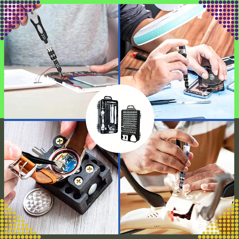 Zestaw Śrubokrętów Precyzyjnych Wkrętaki Torx Śrubokręty Precyzyjne 118w1 (12)