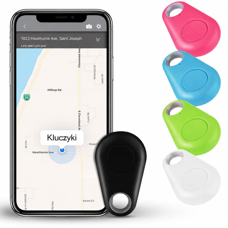 Lokalizator Kluczy Bluetooth Gps Key Finder Brelok Lokalizacja Zestaw 5 szt (4)