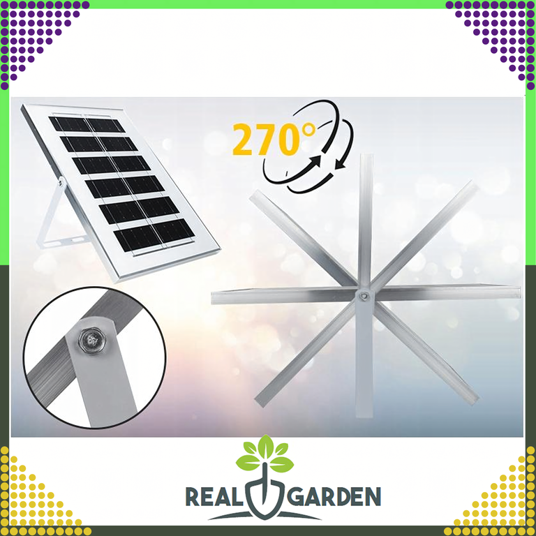Latarnia Ogrodowa Lampa Solarna na Słup Mocna 300W Panel Uliczna 299 Led (3)