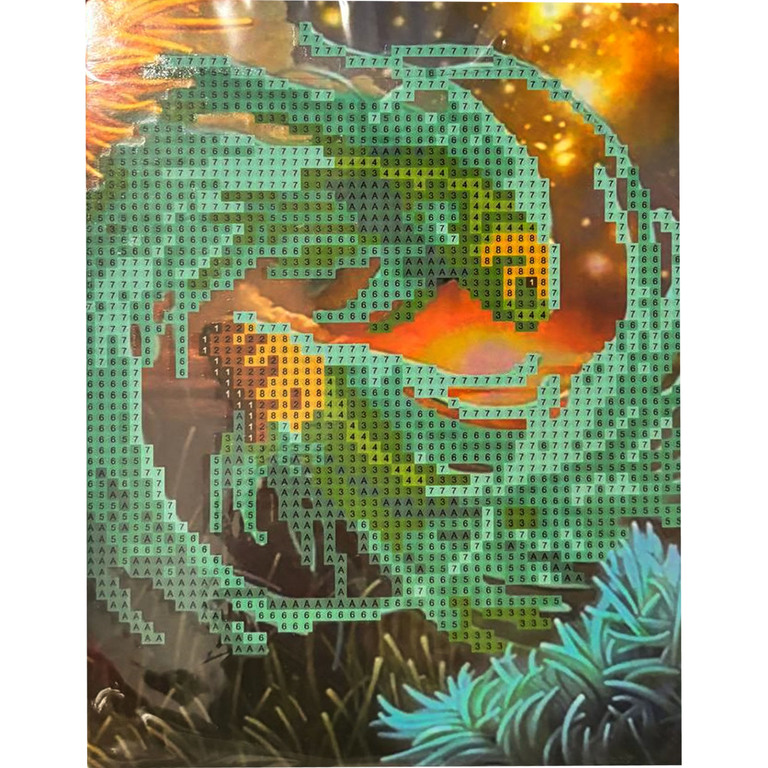 DIAMOND PAINTING HAFT DIAMENTOWY MOZAIKA ZESTAW SZTALUGA 15x20cm DLA DZIECI (2)