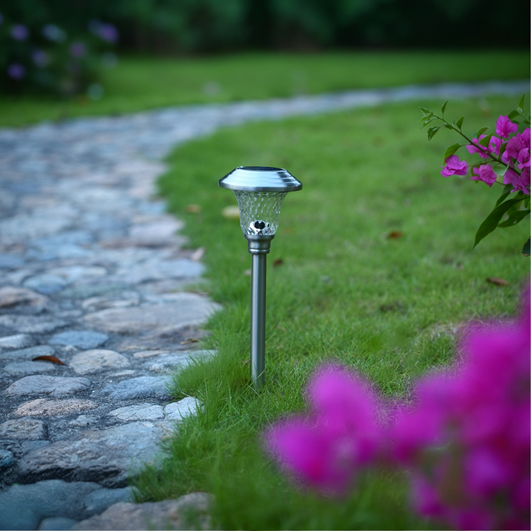 Zestaw Lamp Lampa Ogrodoa Solarna Wbijana Wodoodporne 42cm Zewnętrzna 6szt. (10)