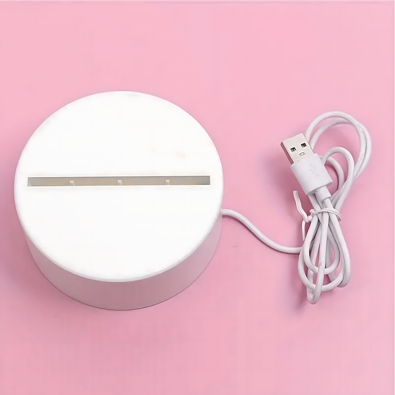 Lampka Nocna Love Serca 3D Illusion do Sypialni dla Dzieci Prezent USB (7)