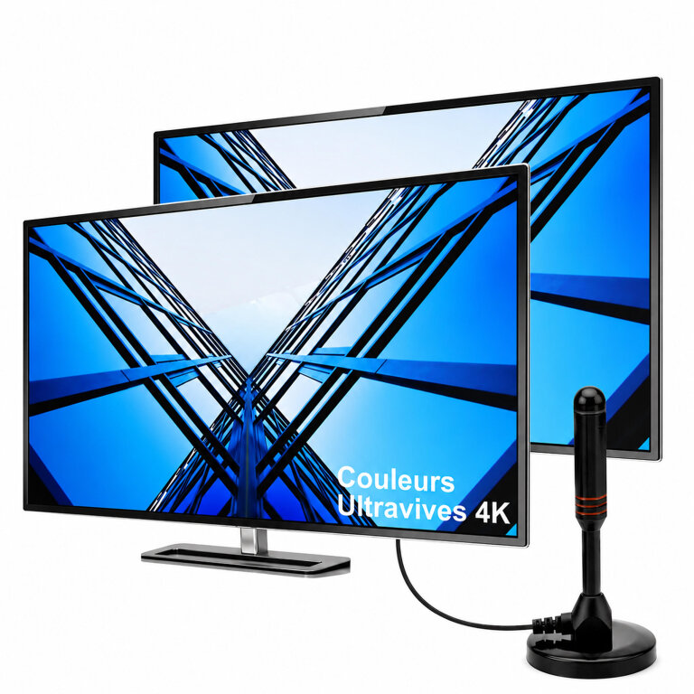 Antena Pokojowa Cyfrowa TV DVBT-2 HEVC Wzmacniacz Aktywna  MUX-8 4K Magnes (3)