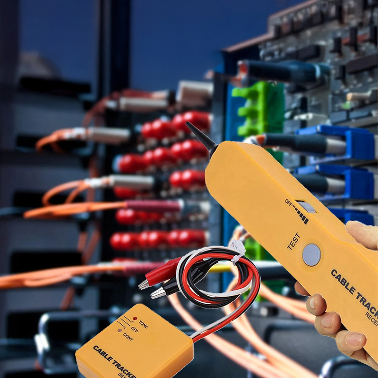 Wykrywacz Lokalizator Kabli Tester Sonda do Szukania Przewodów Rj11 Etui  (16)